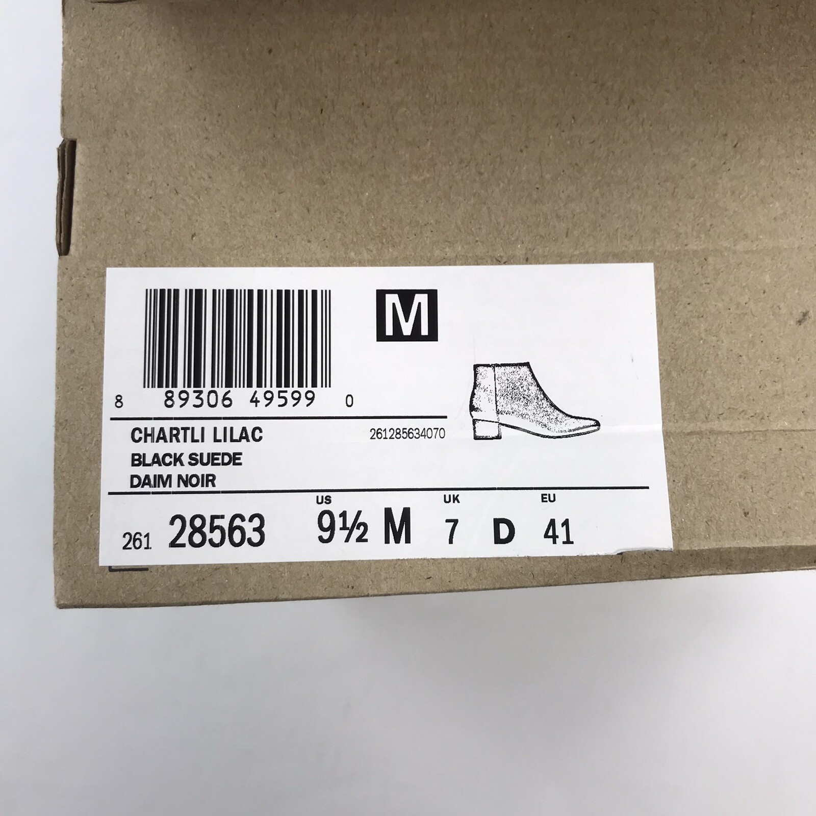 clarks chartli lilac bootie