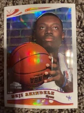2005-06 Topps Chrome Rookie Refractor #252 Deji Akindele Fort Worth Flyers /999