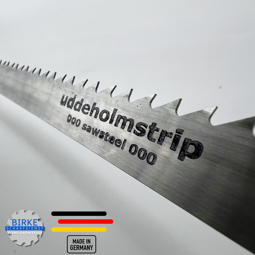🔵Birke® Bandsägeblätter UDDEHOLM Schwedenstahl von 3500-5500mm Breite 6-30mm🔵