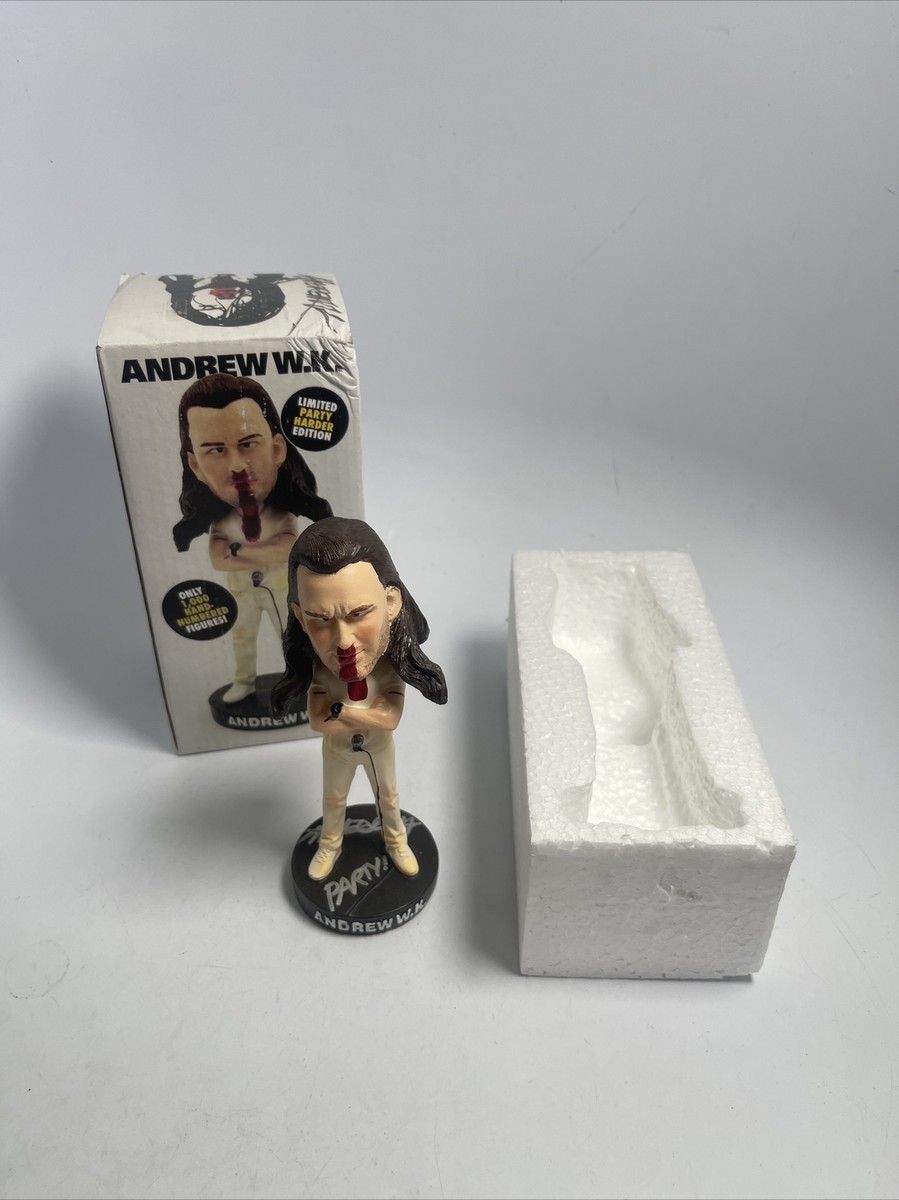 Rare Andrew W.K. Head Knocker Bobblehead Limited Party Harder 