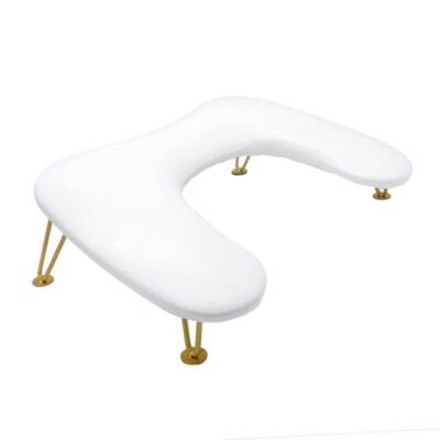PU Leather U Shape Arm Rest Detachable for Salon Use Nails Tech