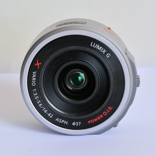 Panasonic Lumix G X Vario 14-42mm F3.5-5.6 Power O.I.S Zoom Lens Silver VGC - Picture 3 of 4