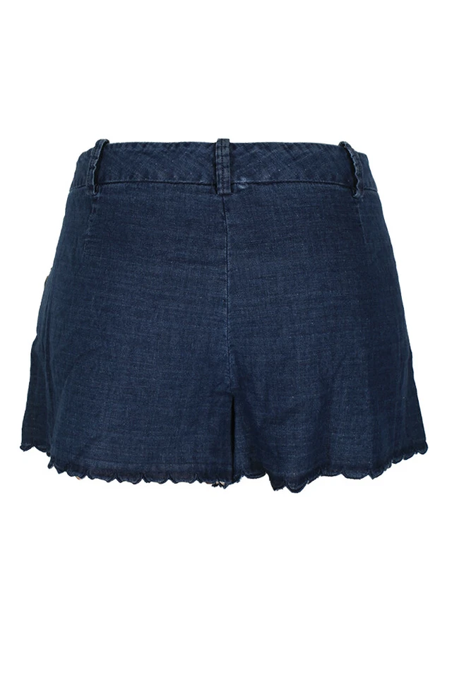 Pantalones cortos de mezclilla Max Studio London de algodón azul lavado 14 Foto 2 de 3