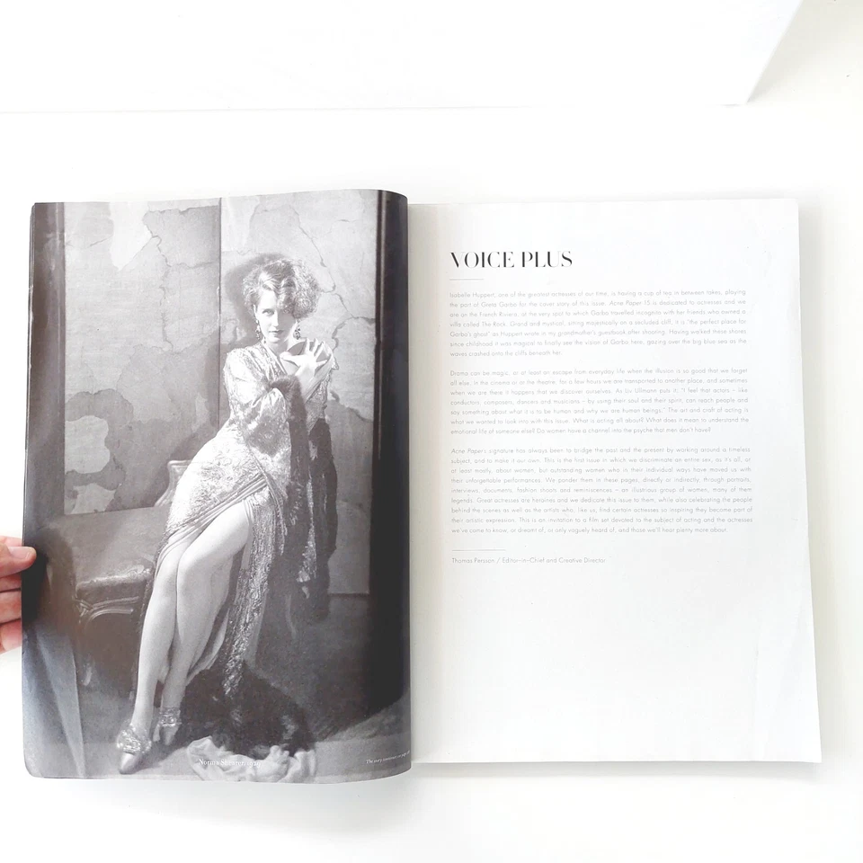 Acne Paper Issue 15 2014 (The Actress) Isabella Huppert As Garbo - Image 4 of 4