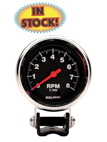 AutoMeter 2893 - Pedestal Mount 2-5/8" Tachometer - 8000 RPM - 第 1/3 張圖片