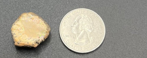 Äthiopischer Welo echter Opal 2,3 g fast 1 Zoll TOLLE BLITZE USA VERKÄUFER - Bild 12 von 12