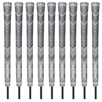 Golf Pride Multi Compound Plus4 Griff Jumbo - grau/anthrazit Griffe + GRATIS Band