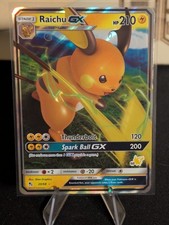 Pokemon TCG Raichu GX 20/68 Hidden Fates Battle Academy Stamped Rare Holo