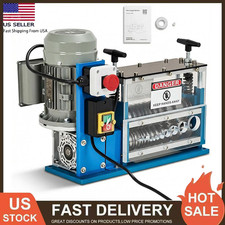 370W Electric Wire Stripping Machine Portable 0.06"-1.5" Scrap Cable Stripper