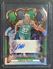JORDAN WALSH 2023-24 PANINI CROWN ROYALE #RC-WAL ROOKIE AUTO RC 55/125 CELTICS