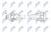 NTY Antriebswelle NPW-AU-090 FüR Audi