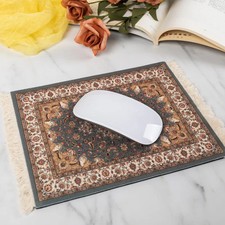 NON-SLIP PERSIAN STYLE CARPET MOUSE PAD RUG DESIGN RUBBER MAT FOR COMPUTER  TAB
