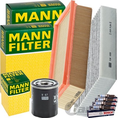 MANN FILTER INSPEKTIONSPAKET passend für SMART FORFOUR 454/64-122 PS 1.1+1.3+1.5