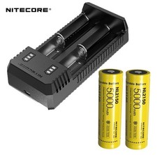 Nitecore UI2 Portable Dual-Slot USB Battery Charger 2X5000mah battery