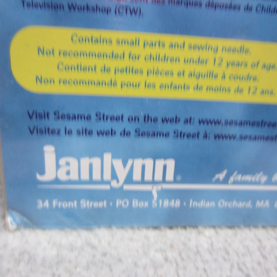 Vintage Janlynn Sesame Street ELMO Growth Chart Cross Stitch Kit - Image 2 of 4