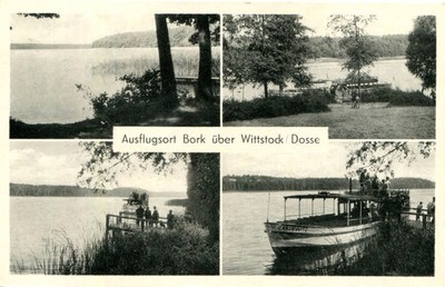 AK Bork bei Wittstock / Dosse 1961 Borker See Dampferanlegestelle / Kyritz