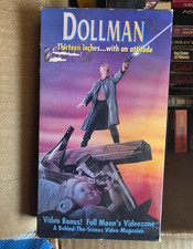 Full Moon Dollman VHS (1991) R Bonus Video Be...