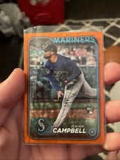 2024 Topps Series 1 - Isaiah Campbell #58 Orange Crackle Foil /299 (RC)