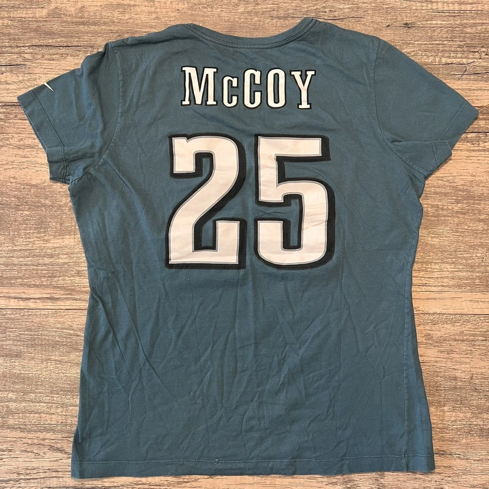 Camiseta Para Mujer Nike Philadelphia Eagles LeSean McCoy Verde Calce Ajustado XL Foto 2 de 4
