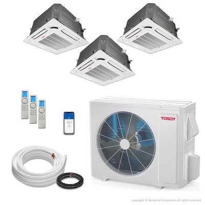 Tosot Mini Split Air Conditioner Heat Pump Multi 3 Zone 9000 9000 9000 BTU