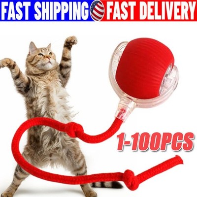 Automatic Rolling Ball Smart Cat Dog Toy Electric Pet Self-moving Kitten Lot