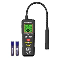 Brake Fluid Tester, Automotive Brake Fluid Moisture Tester with 8.5-Inch Probe