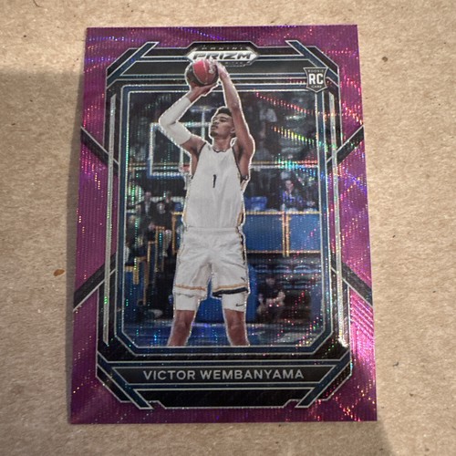 2023-24 Panini Prizm Draft Picks - Victor Wembanyama #2 Purple Wave Prizm (RC)