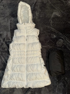 #ad #ad The North Face 800 Expedition Proven White Vest With Detachable Hood. SMALL USED $130.00