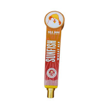Sea Dog Sunfish Wheat Ale Beer Tap Handle Knob Collectible Breweriana