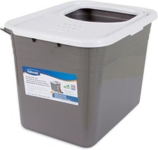 Covered Cat Litter Box Top Entry Large Enclosed Privacy Grated Lid USA Made