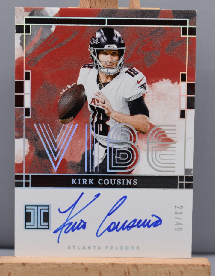 Kirk Cousins AUTOGRAPH ON-CARD /49 2024 Impeccable Football Atlanta Falcons