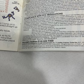 The Simpsons Bart Vs The Space Mutants Manual Only Nintendo NES