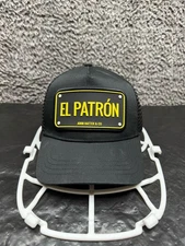 John Hatter & Co El Patron Black  Adjustable Baseball Trucker Cap One Size