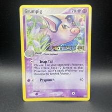 Pokémon TCG Grumpig Ex Emerald 29/106 Reverse Holo Stamped 2005 LP Excellent on eBay