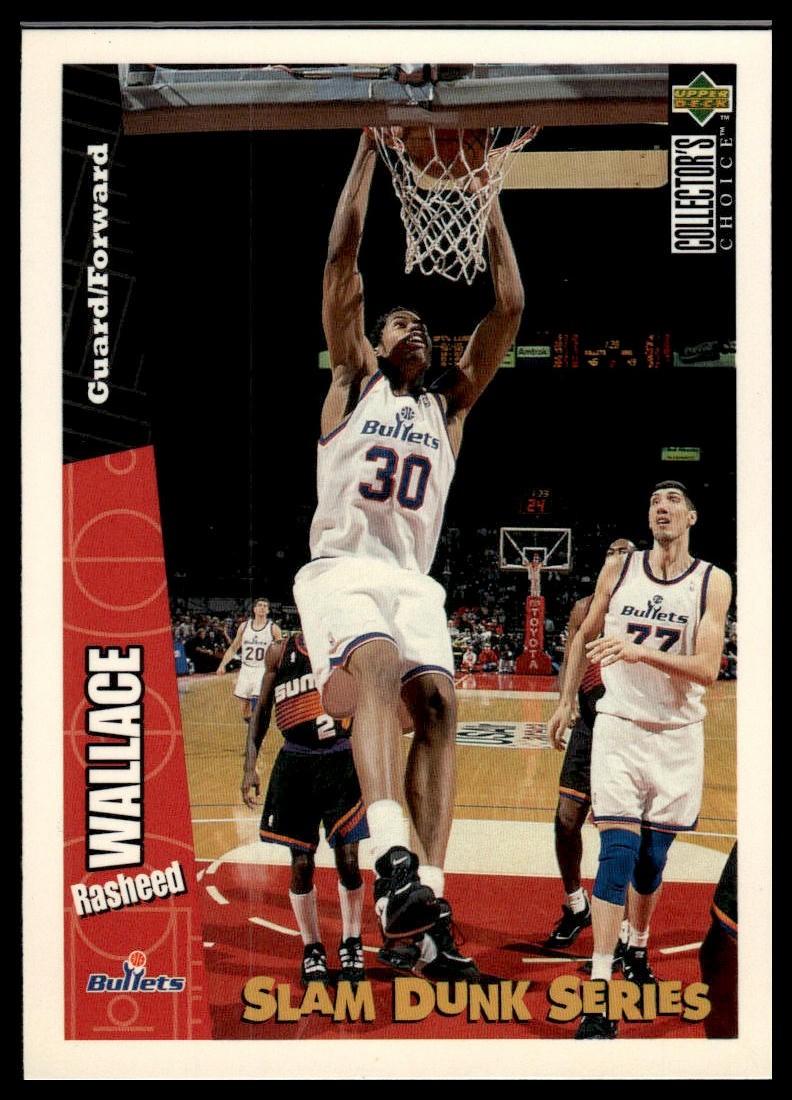 1996 Upper Deck Slam Dunk Series #40 Rasheed Wallace