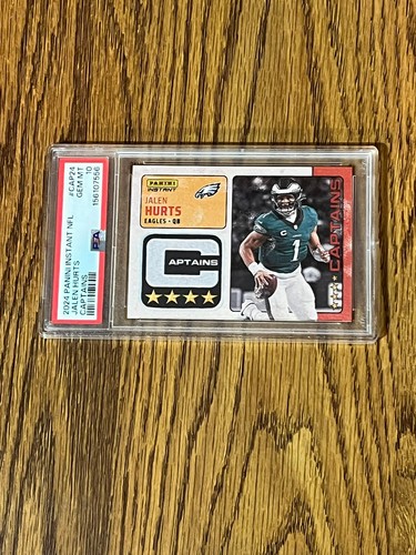 2024 PANINI INSTANT NFL CAPTAINS #CAP24 JALEN HURTS PSA 10