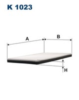 Innenraumfilter Filtron K 1023 Partikelfilter FüR Renault LA0 JA0 Megane BA0 EA0