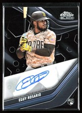 Eguy Rosario 2023 Topps Chrome Black Autographs RC Auto #CBA-ERO San Diego