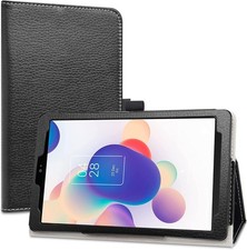 Black Slim Folding Stand Cover Case for 8" TCL Tab 8 SE/LE/Plus Tablet