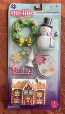 My Life As - Christmas Accessories Play Set For My Life Dolls - NEW FREE SHIP