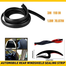 1.8/3M Rubber Superior Trim Door Edge Molding Guard Seal Scratch Strip H-Style