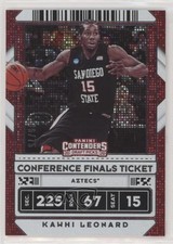2020 Contenders Draft Picks Conference Finals Ticket 46/75 Kawhi Leonard #18 o7m