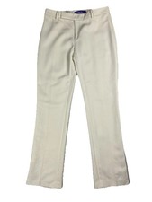 Ralph Lauren Purple Label Ladies Wool Dress Pants Trousers Size 8 USA Made Beige