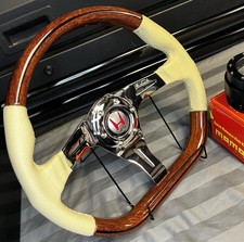 Honda D-shape Steering Wheel Quick Release Combo Honda 3d Logo 14in Diameter