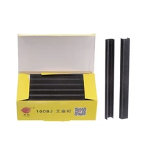 5000pcs 1008J 20Ga Crown Staples 1/3" U-shaped Brad Nails Black