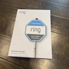 Ring Security Yard Sign Ultra- Reflective Sign With Satin Finish 5565