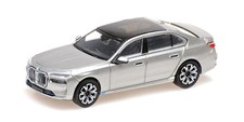 Minichamps 1/87 HO BMW I7 2023 Silver Metallic 870024502