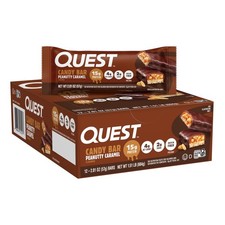 Quest Nutrition Protein Bar, Peanutty Caramel Flavor, 15g Protein, 2g Sugar, ...