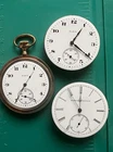 Antique Vintage Elgin Pocket Watch Movements Please Read! Lot Of 3