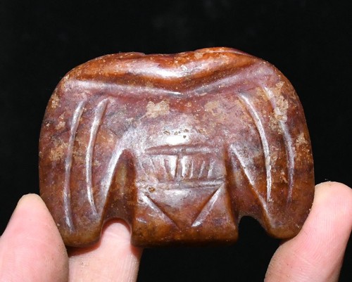 2.4''Chinese Hongshan Culture Old Jade Carving Fengshui Bird Birds ...
